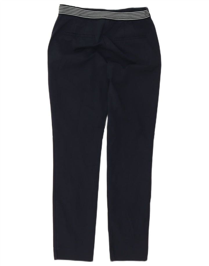 Zara Dame Slim Chino Bukser Small W26 L26 Navy Blue