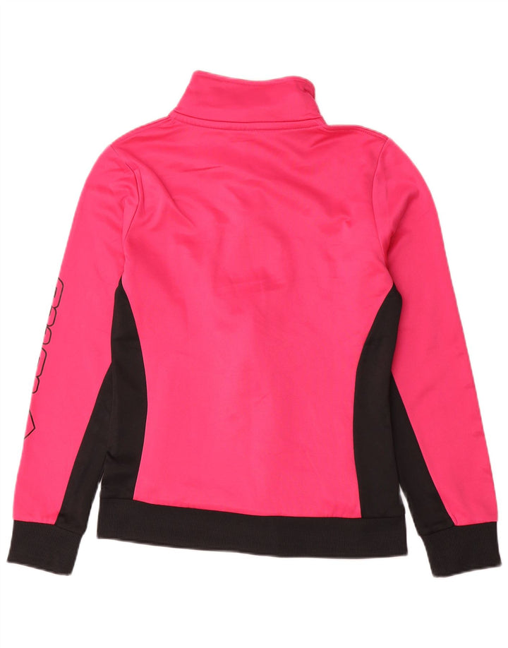 LOTTO Grafisk træningsdragt topjakke til kvinder UK 8 Small Pink Colourblock