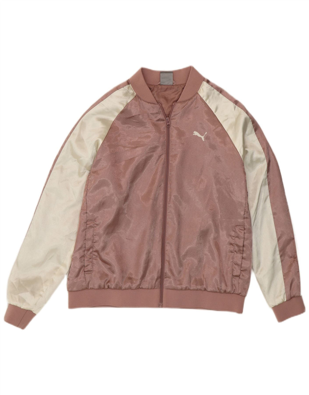 Puma Grafisk træningsdragt topjakke til kvinder UK 12 Medium Pink Polyester