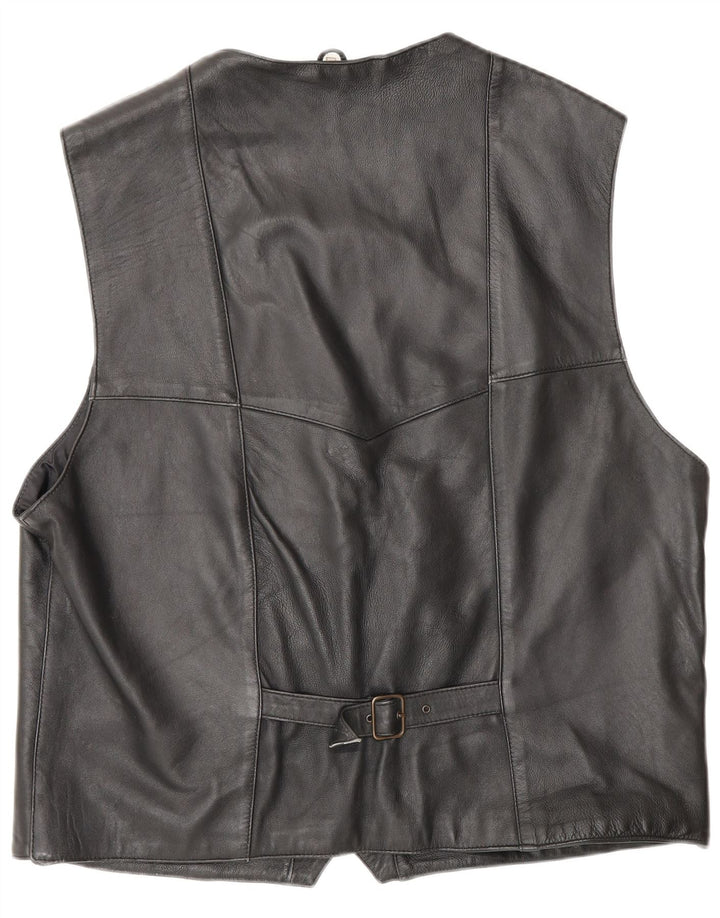 Vintage herrevest XL sort