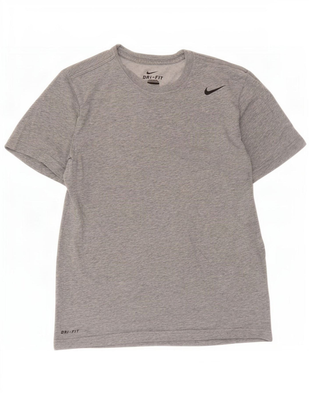 Nike herre Dri Fit T-shirt top lille grå bomuld