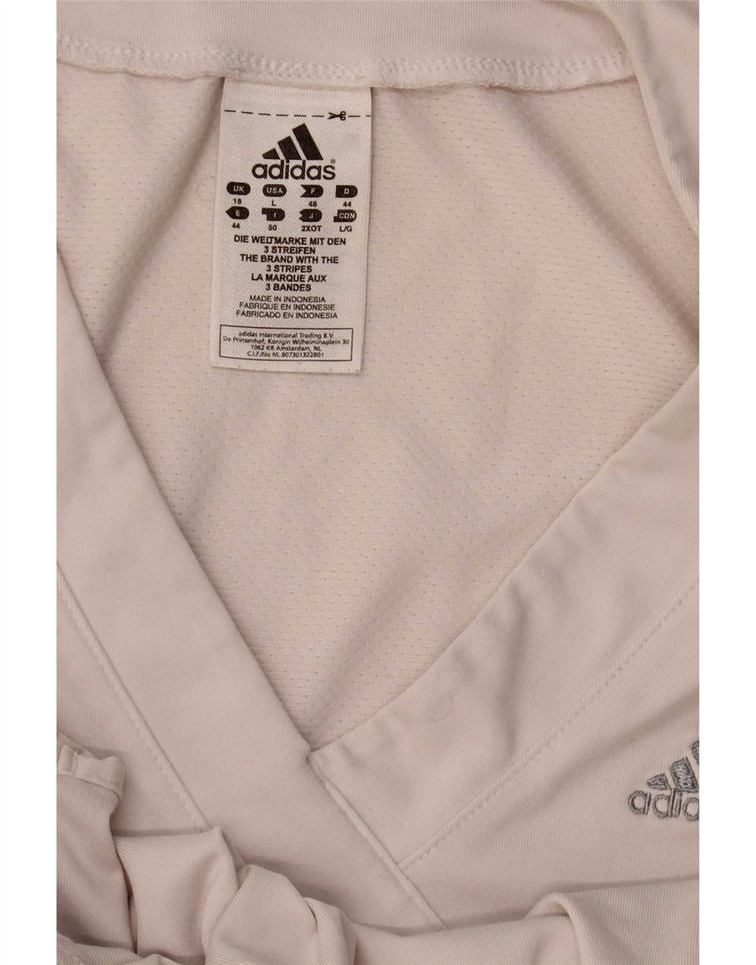 Adidas Dame Climalite Vest Top UK 18 XL Hvid