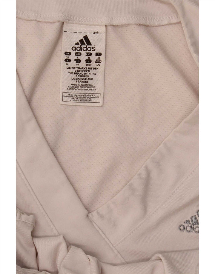 Adidas Dame Climalite Vest Top UK 18 XL Hvid