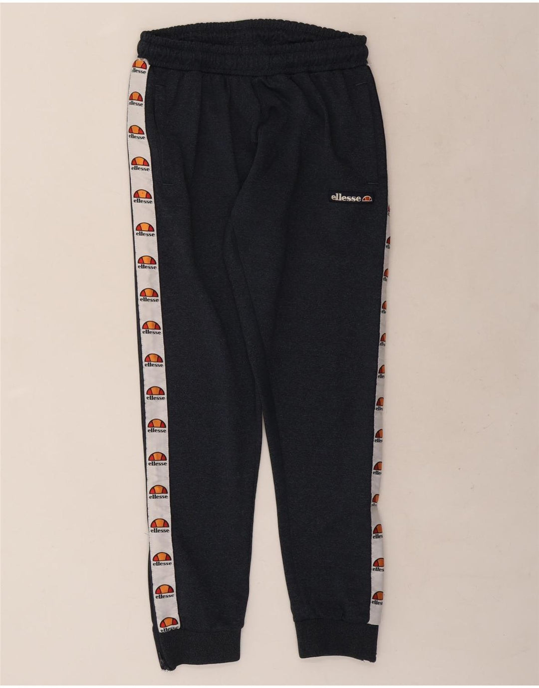Ellesse Herre træningsdragt Bukser Joggers Medium Navy Blue Colourblock
