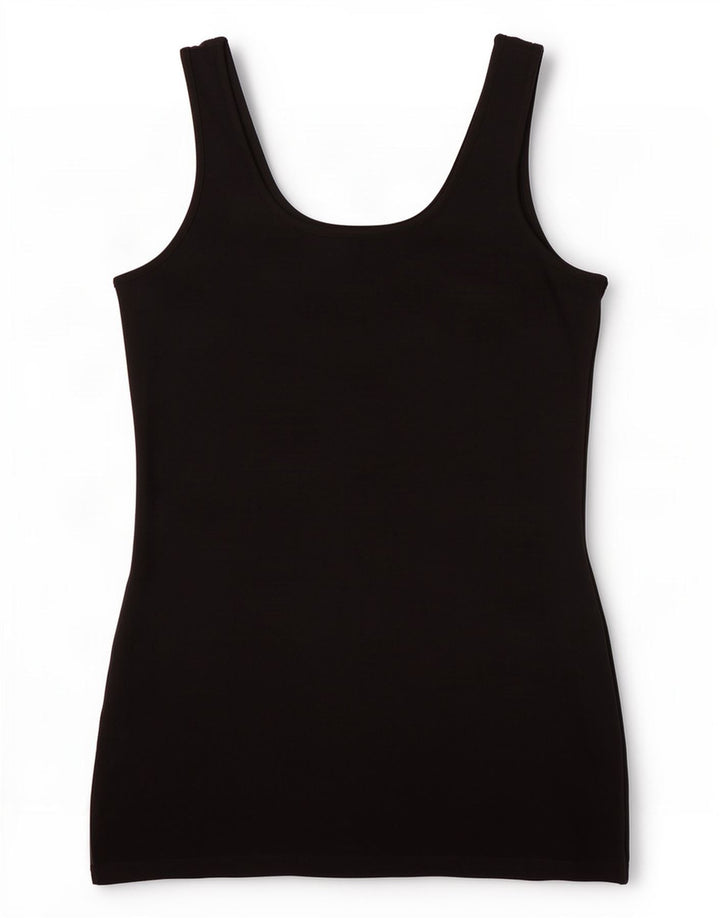 Lipsy Damevest Top UK 12 Medium Black Viscose