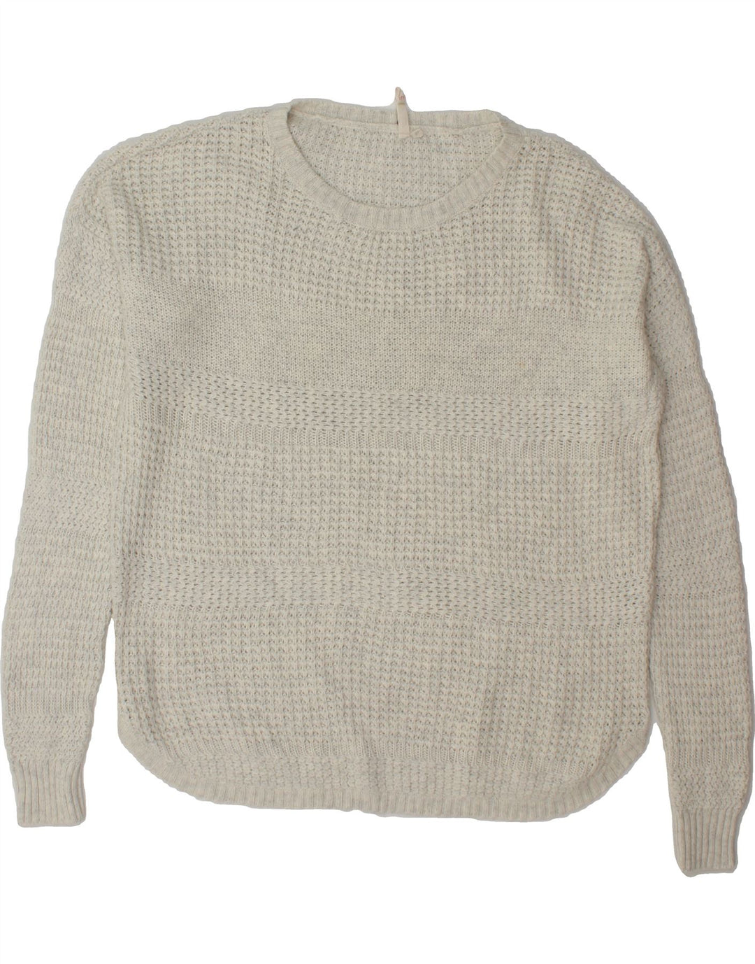 WHITE STUFF Womens Crew Neck Jumper Sweater UK 16 Large  Off White Vintage White Stuff and Second-Hand White Stuff from Messina Hembry 