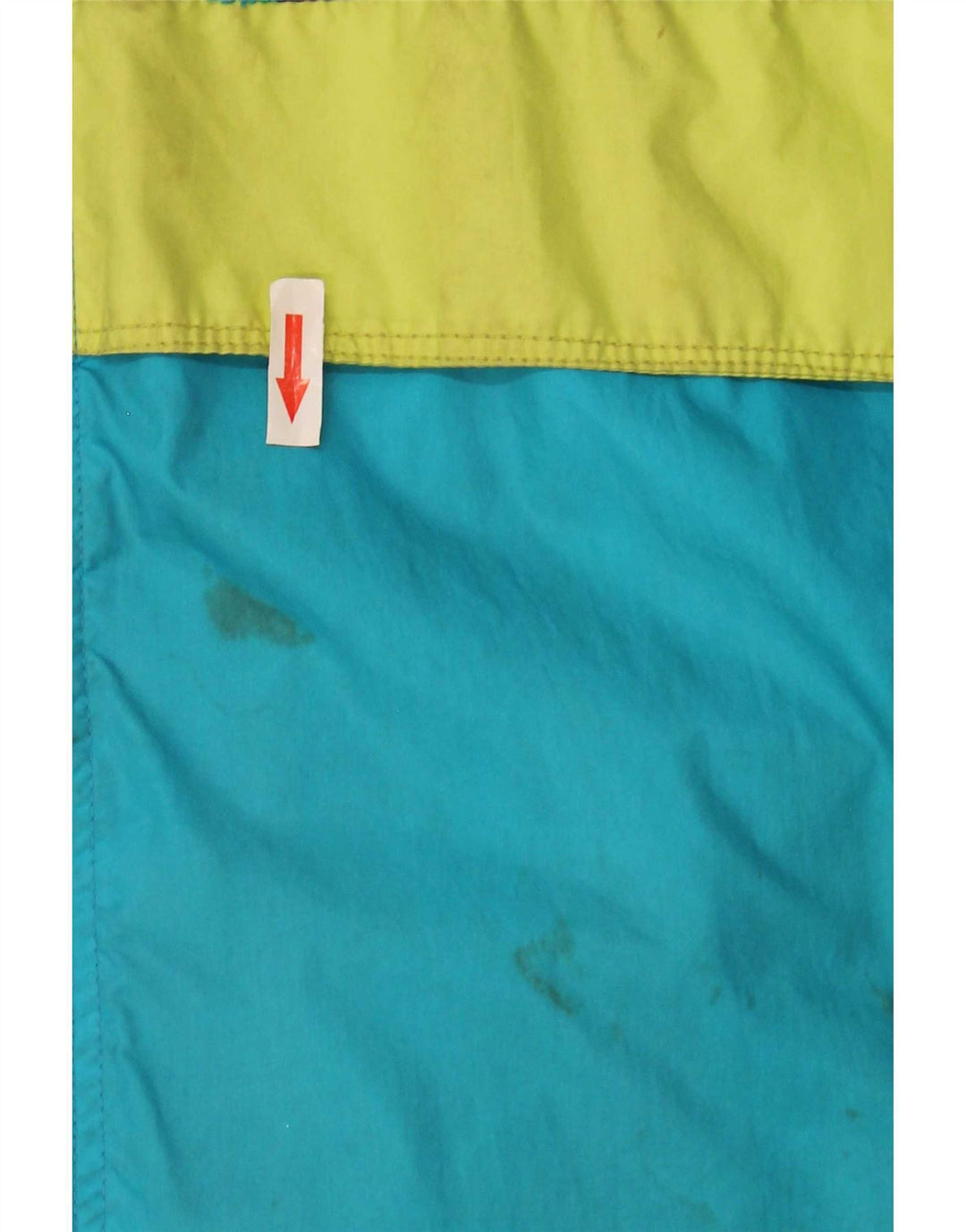 Shamp Regnjakke med hætte til mænd EU 48/50 Medium Flerfarvet Colourblock