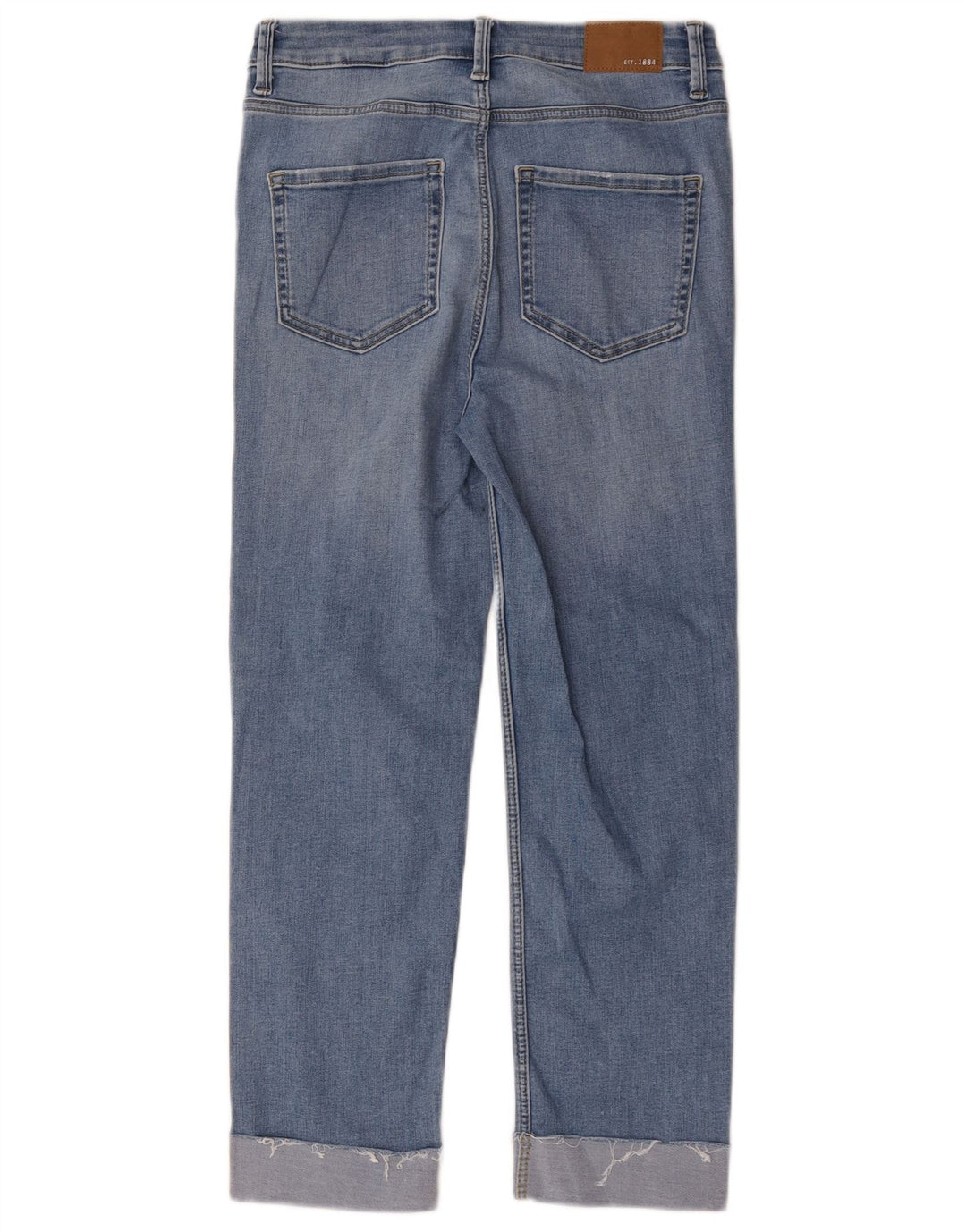 Marks & Spencer Dame The Harper Cropped Jeans UK 10 Small W28 L24 Blue