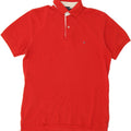 TOMMY HILFIGER Mens Polo Shirt Medium Red Cotton Vintage Tommy Hilfiger and Second-Hand Tommy Hilfiger from Messina Hembry 