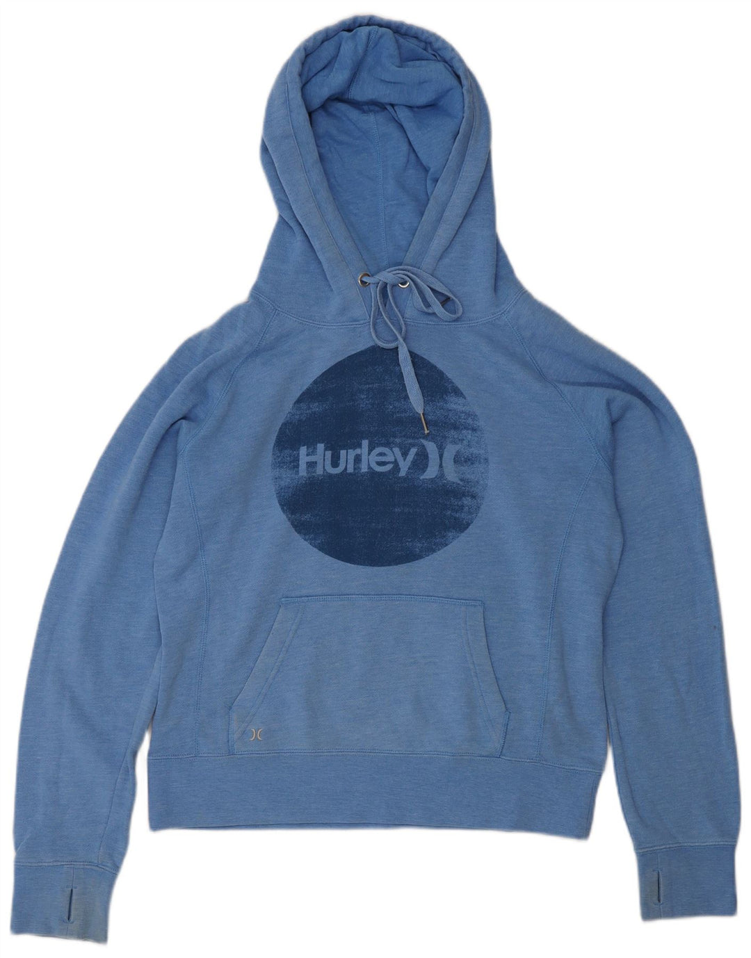 HURLEY Grafisk hættetrøje til kvinder UK 14 Medium Blue