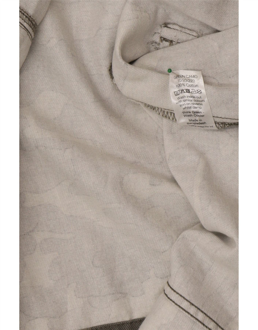 M&Co Dame Military Jacket UK 12 Mellemgrøn Camouflage Bomuld