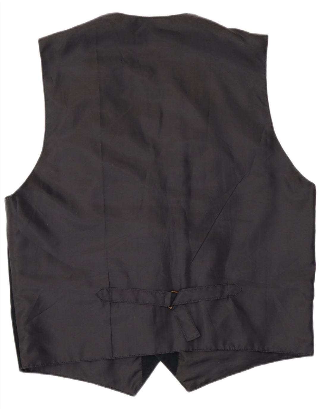 Vintage herre ruskind vest stort sort læder