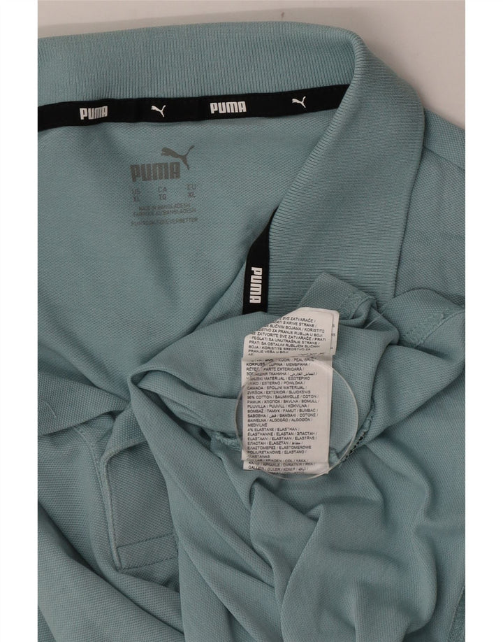 Puma herre poloshirt XL blå