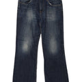 Tommy Hilfiger Herre Bootcut Jeans W36 L32 Marineblå Bomuld