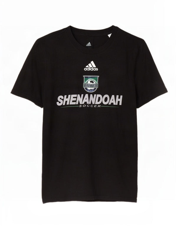 Adidas Herre Shenandoah Valley United Grafisk T-Shirt Top Medium Sort