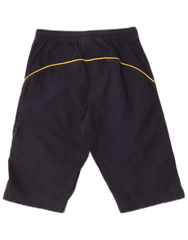 Adidas drenge cargo shorts 9-10 år W24 marineblå bomuld