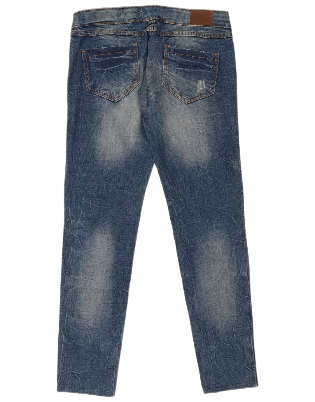 Rifle Dame Distressed Slim Jeans IT 44 Medium W34 L30 Blå Bomuld