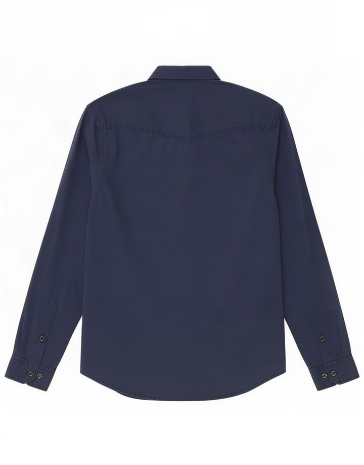 Jack & Jones herreskjorte medium marineblå nylon