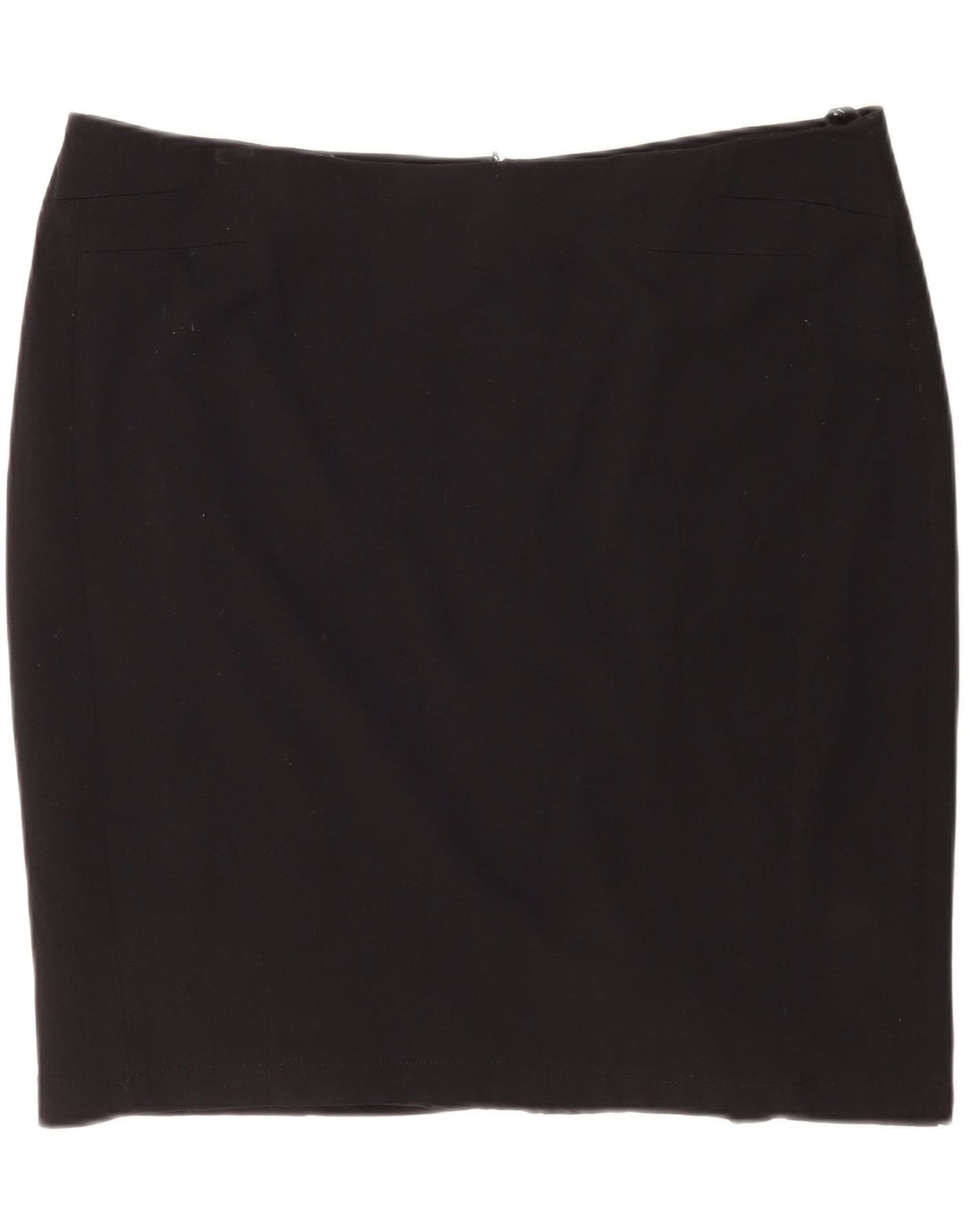 Marks & Spencer Womens Pencil Skirt UK 20 2XL W38 Sort Polyester