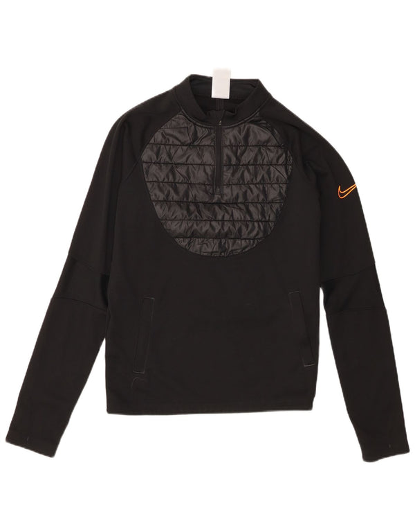 Nike Boys Therma-Fit Sweatshirt med lynlås 13-14 år XL Sort