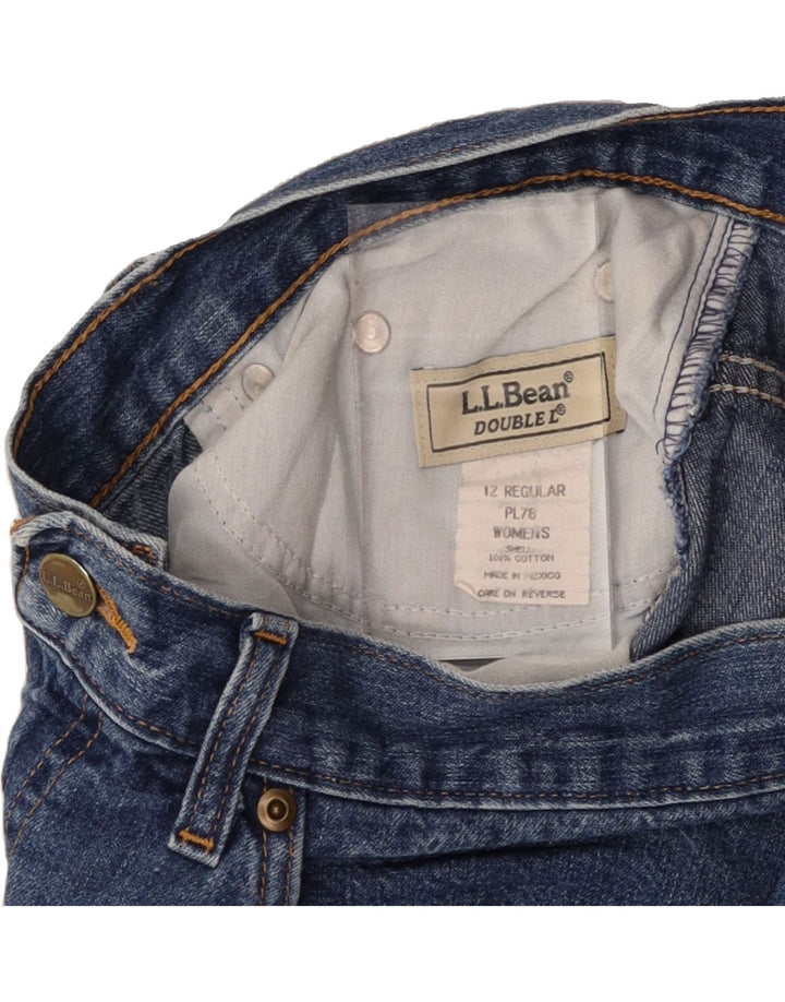 L.L.BEAN Womens Denim Shorts US 12 Large W32  Blue Cotton Vintage L.L.Bean and Second-Hand L.L.Bean from Messina Hembry 