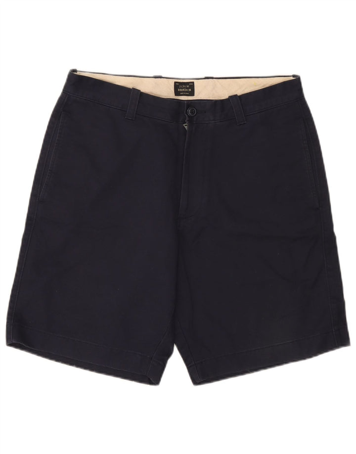 J. Crew Herre Broken In Chino Shorts W32 Medium Navy Blue Bomuld