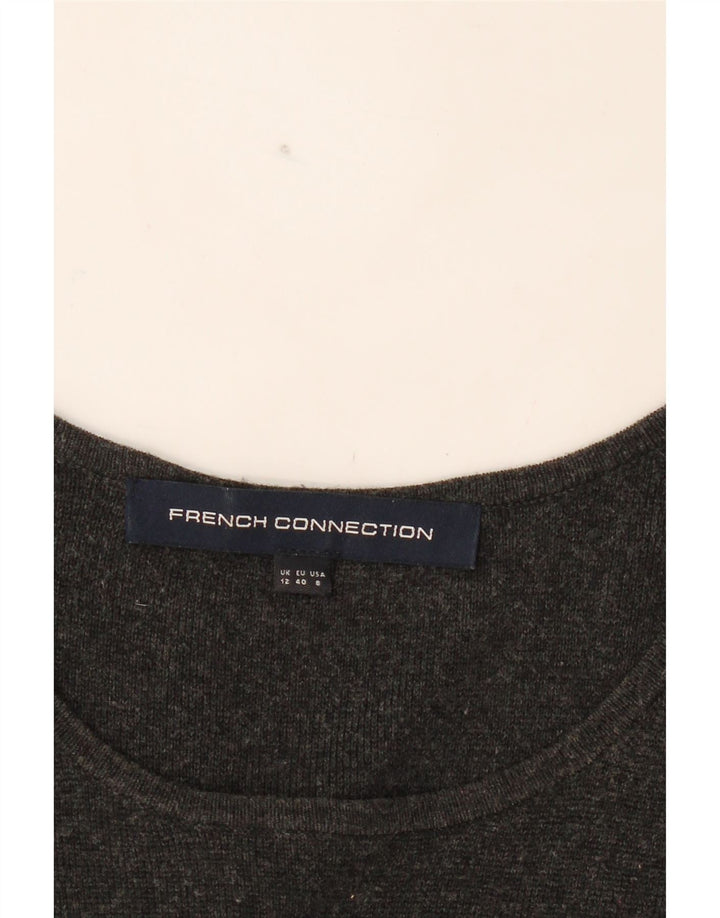 FRENCH CONNECTION Womens Long Sleeve Jumper Dress UK 12 Medium Grey Vintage French Connection and Second-Hand French Connection from Messina Hembry 