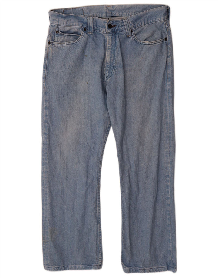Levi's Herre 506 Straight Jeans W34 L29 Blå Bomuld