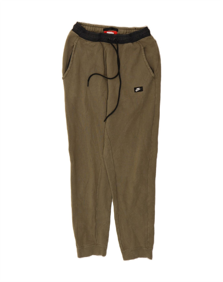 NIKE Mens Tracksuit Trousers Joggers Medium  Khaki Cotton Vintage Nike and Second-Hand Nike from Messina Hembry 
