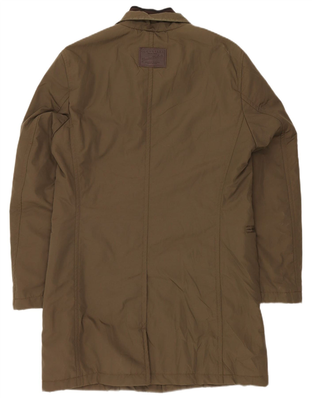 The Bridge Herre Polstret Windbreaker Coat IT 48 Medium Khaki Polyamid