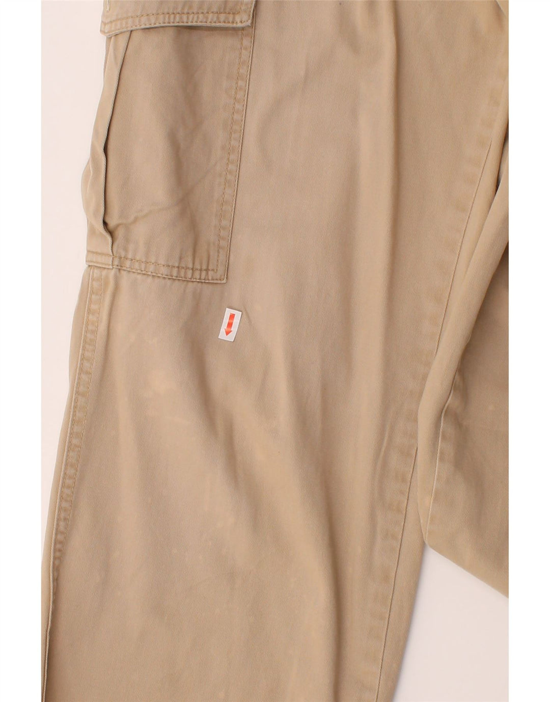 DKNY Womens Straight Cargo Trousers US 8 Medium W26 L25 Beige Cotton Vintage Dkny and Second-Hand Dkny from Messina Hembry 