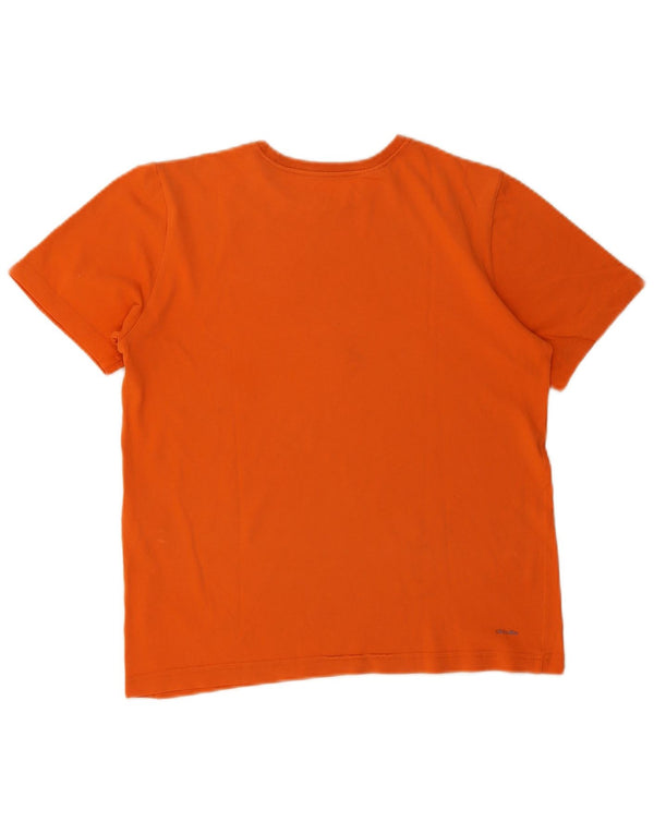 Adidas Boys Climalite Grafisk T-Shirt Top 13-14 år Orange