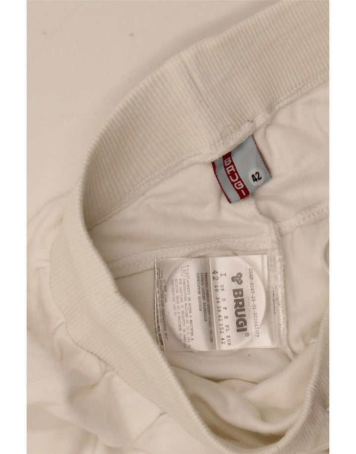 Brugi Dame træningsdragt Bukser UK 10 Small White Bomuld