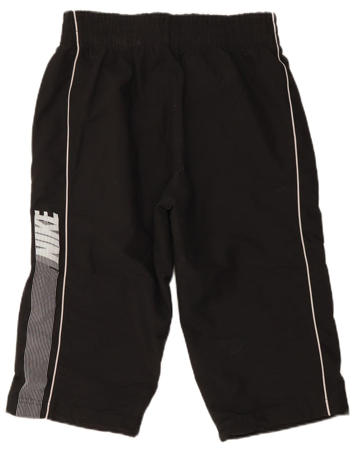 Nike Herre grafiske Bermuda-sportsshorts Små sorte polyester