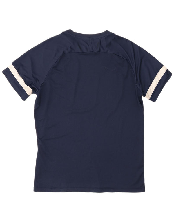 Nike Herre Dri Fit T-shirt Top XL Marineblå Colourblock