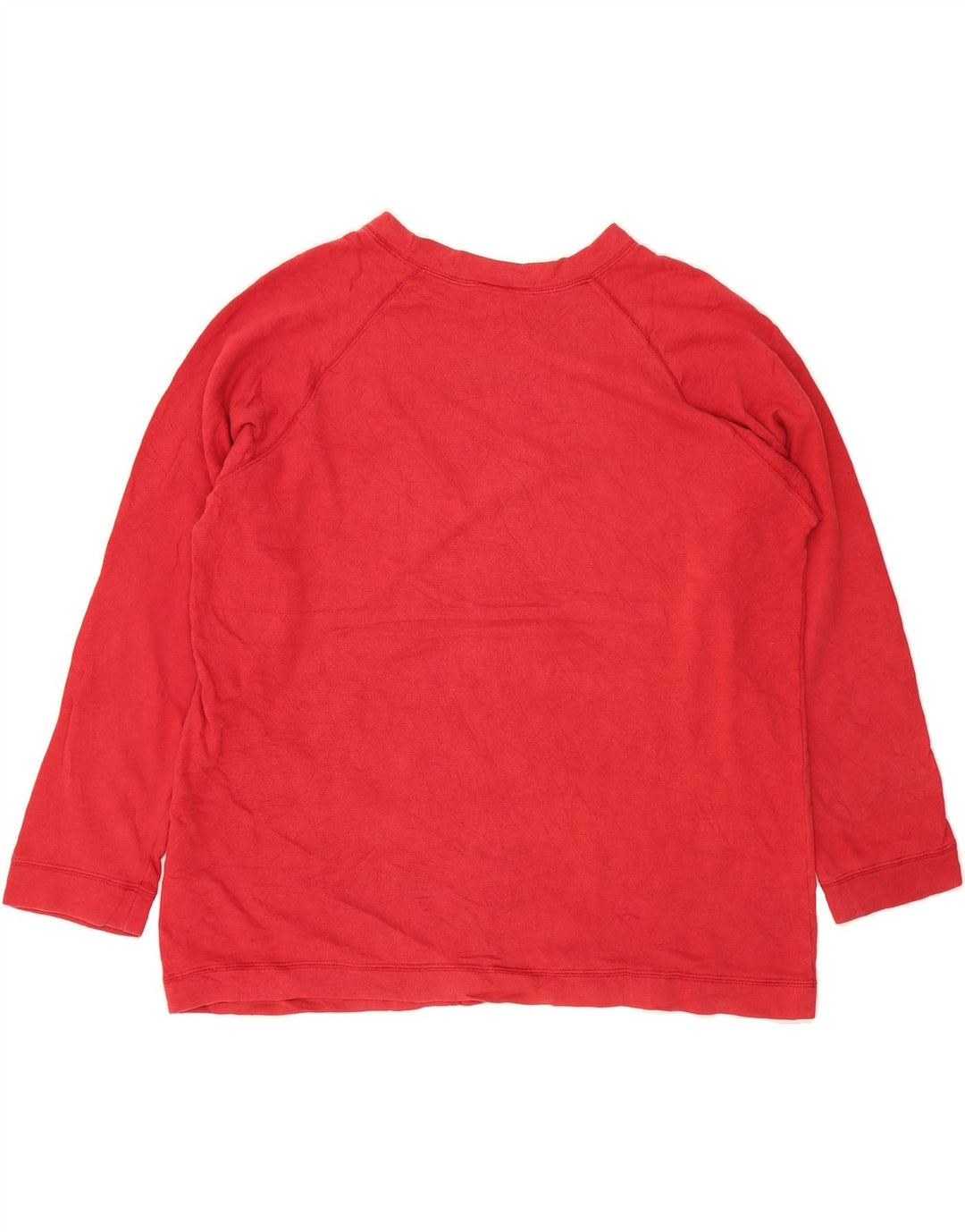 PUMA Womens Oversized Sweatshirt Jumper UK 14 Large  Red Cotton Vintage Puma and Second-Hand Puma from Messina Hembry 