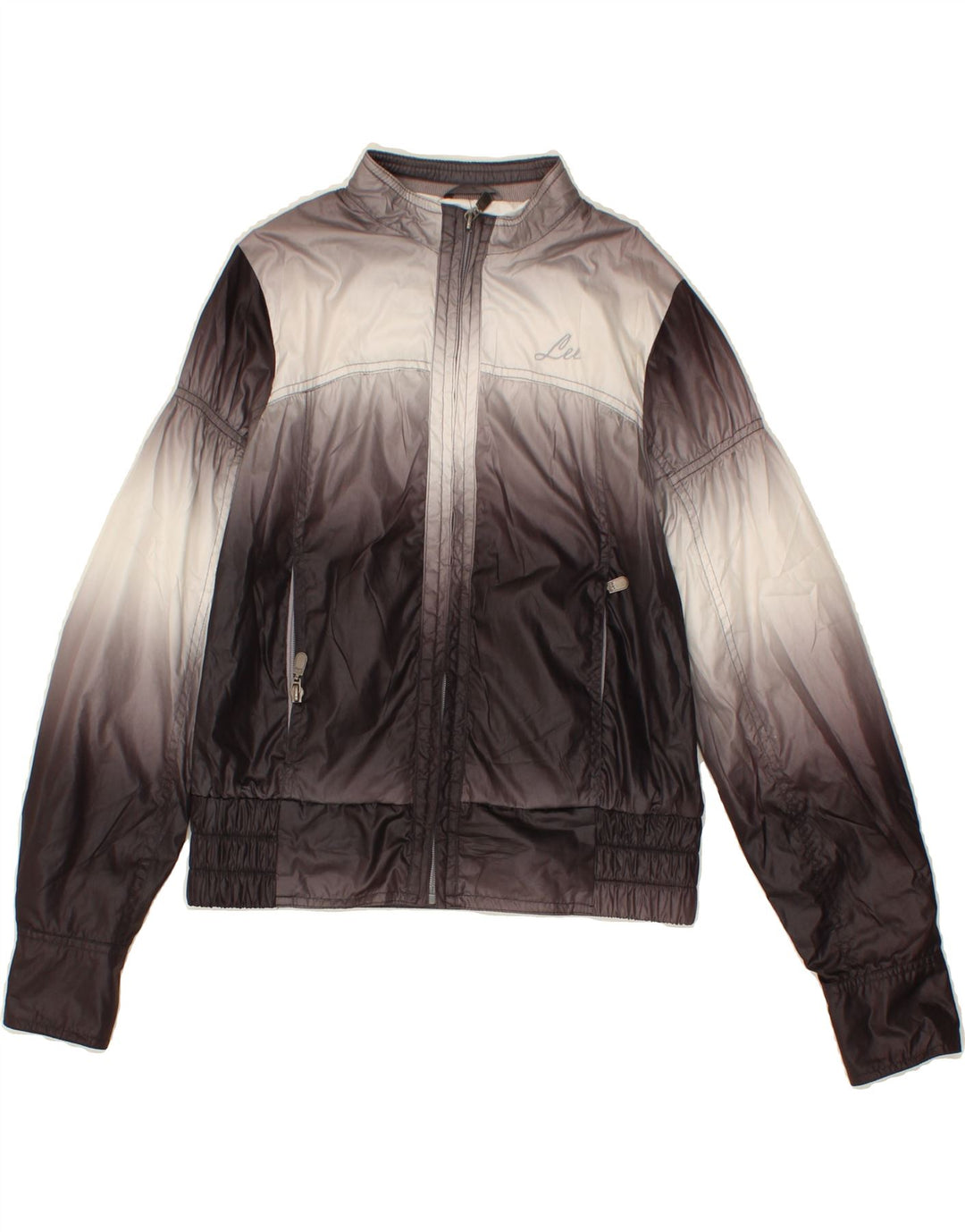 LEE Girls Tracksuit Top Jacket 13-14 Years Grey Colourblock Vintage Lee and Second-Hand Lee from Messina Hembry 