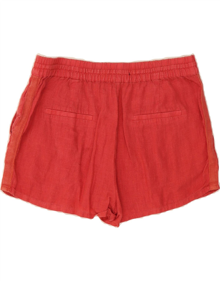 ZARA Womens Chino Shorts Medium W30  Red Linen Vintage Zara and Second-Hand Zara from Messina Hembry 