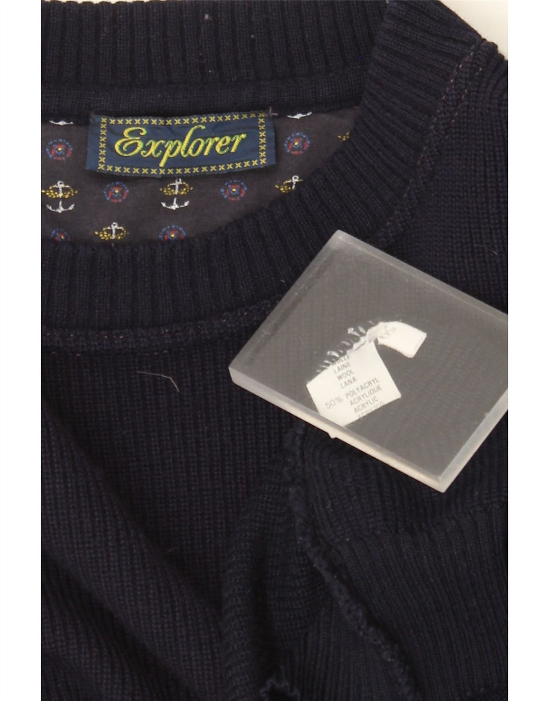 Explorer Herre Crew Neck sweater IT 50 Medium Navyblå Uld