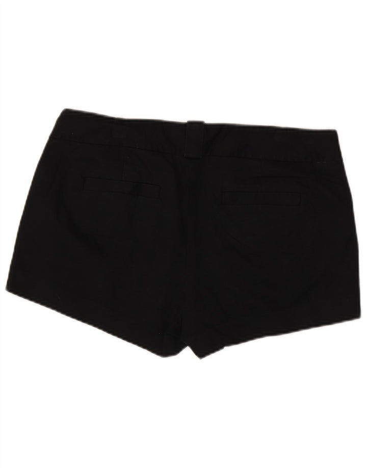 J. CREW Chino Shorts til kvinder US 10 Large W34 Black Bomuld