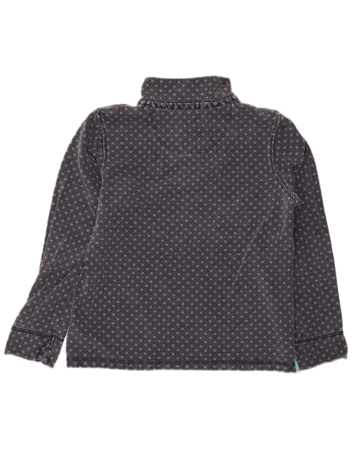 CREW TØJ Dame Sweatshirt Jumper UK 14 Stor Grå Plettet
