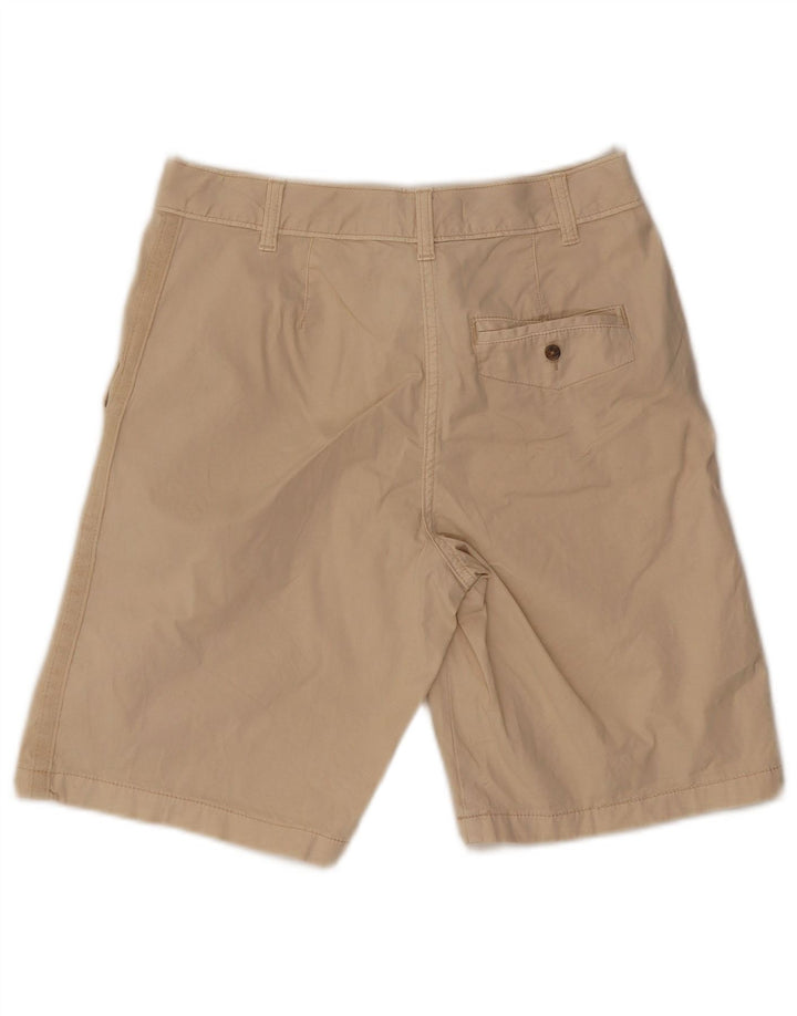 Marks & Spencer Chino Shorts til kvinder UK 8 Small W27 Beige Bomuld