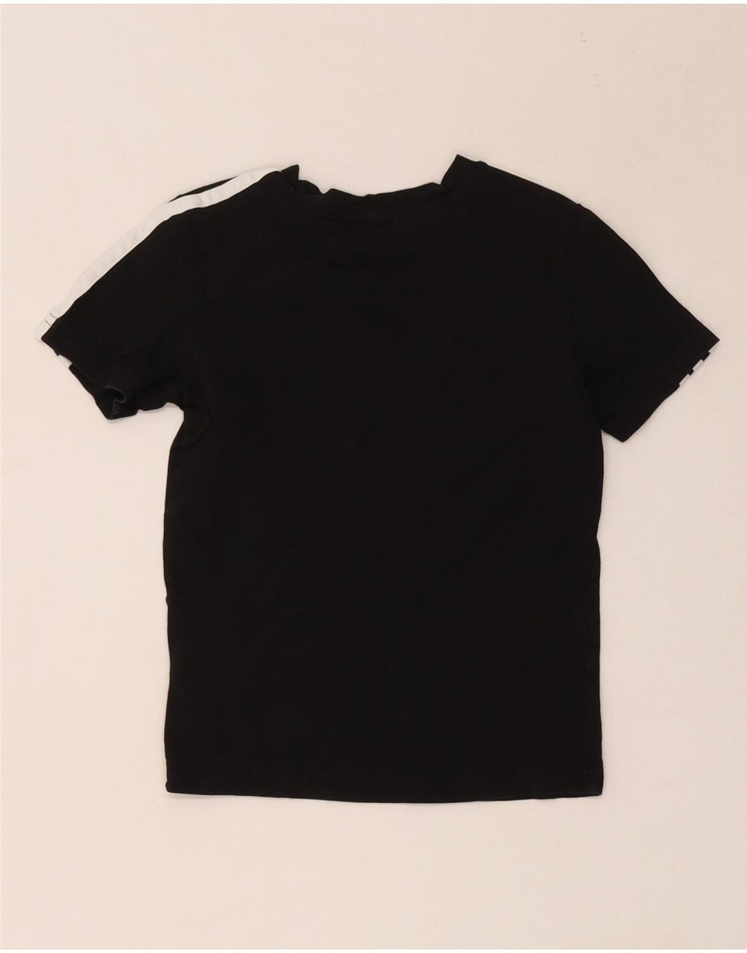 Adidas Boys T-Shirt Top 7-8 år Sort Bomuld