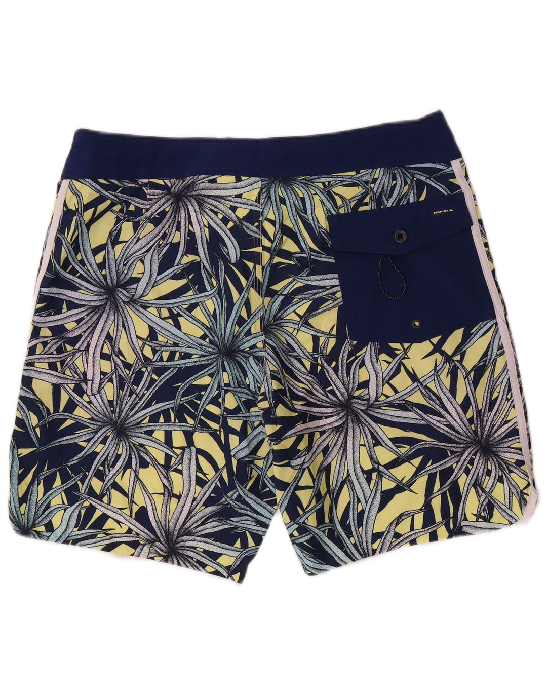 Quiksilver Badeshorts til mænd store blå blomster polyester