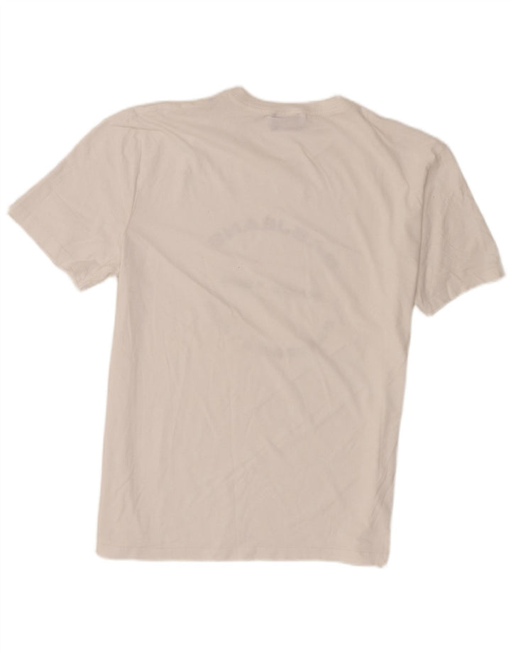 Gas Herre Grafisk T-Shirt Top Medium Hvid