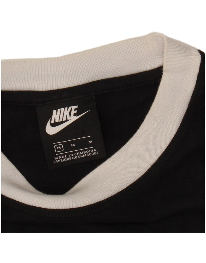 Nike Womens Crop Oversized T-Shirt Top UK 14 Medium Sort
