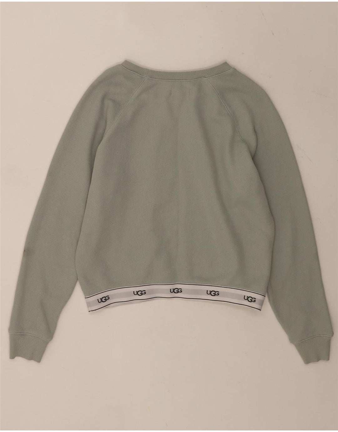 UGG Womens Graphic Oversized fuld træningsdragt UK 14 Medium Green Colourblock