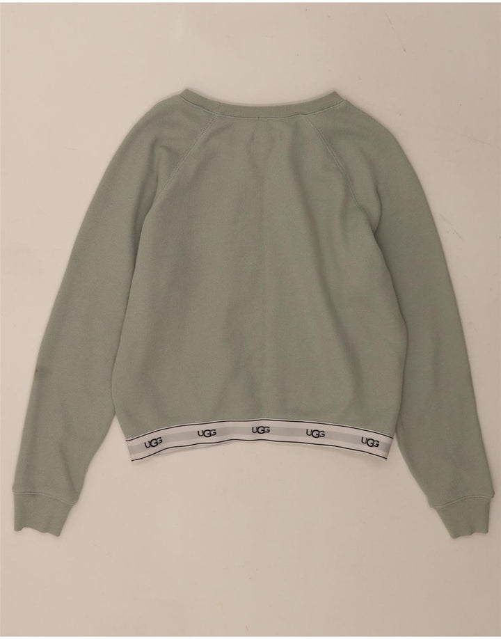 UGG Womens Graphic Oversized fuld træningsdragt UK 14 Medium Green Colourblock