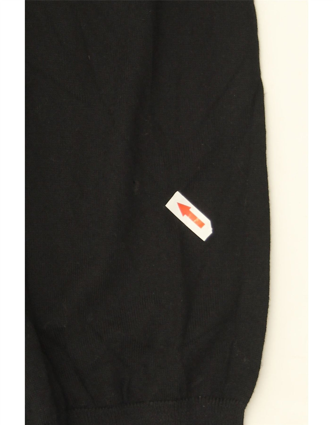 Marks & Spencer Herre V-hals sweater 2XL Sort Merinould