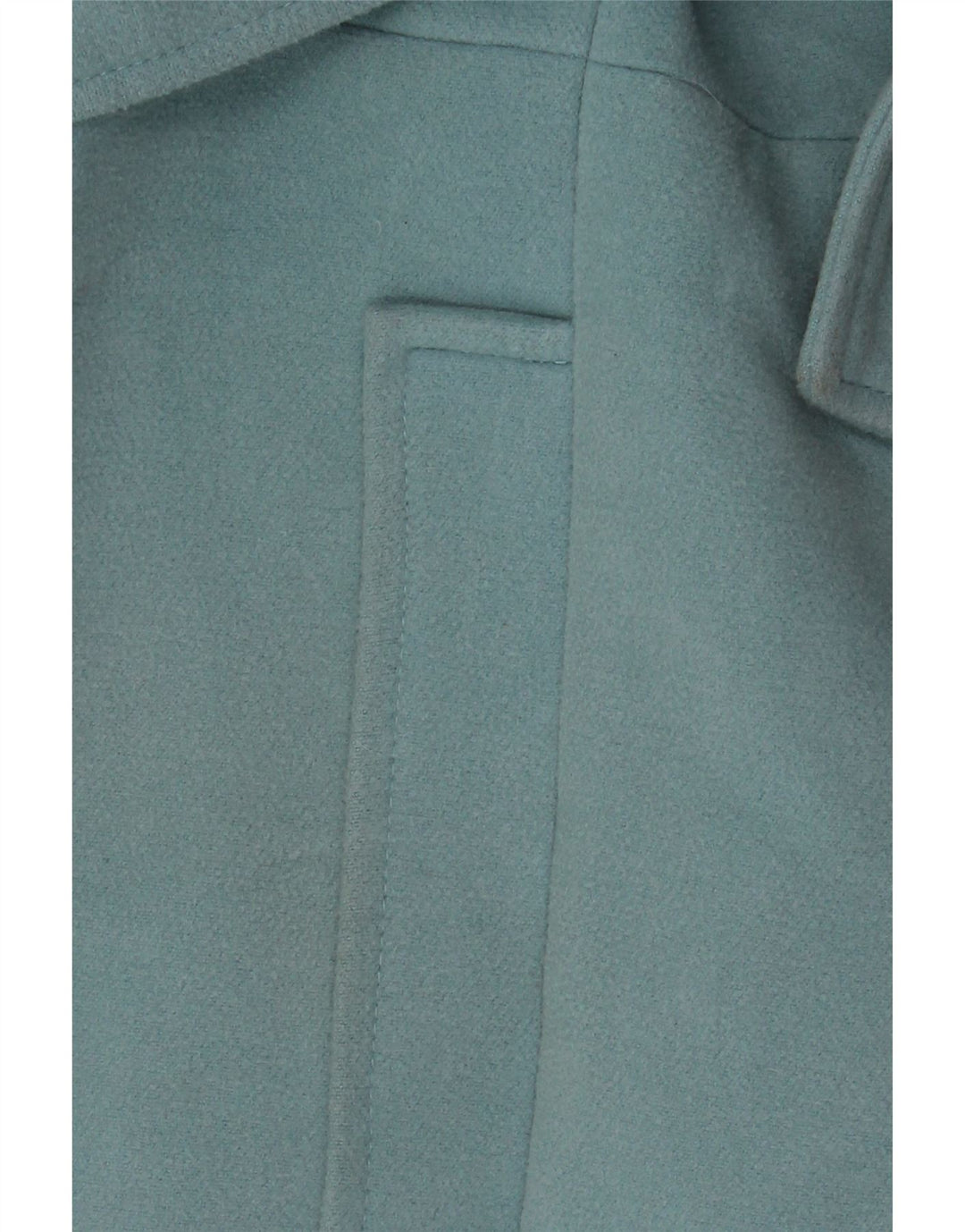 Marks & Spencer Dame Loose Fit Overfrakke UK 18 XL Blå Polyester